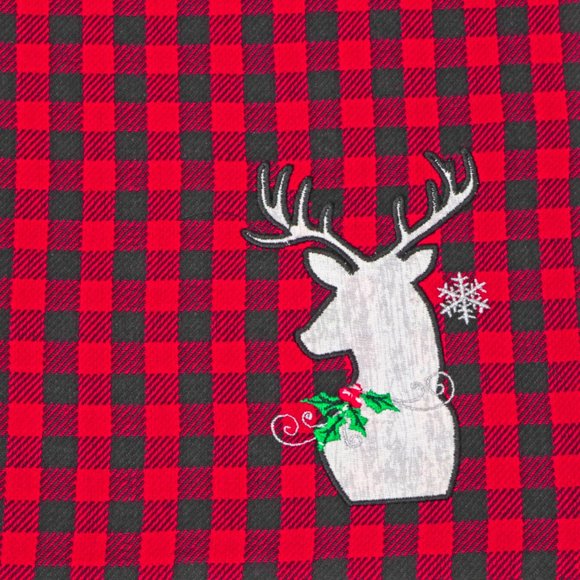 NWT Kay Dee Designs Christmas Deer Place Mats placemats Set of 4 13x19 in - Picture 2 of 2